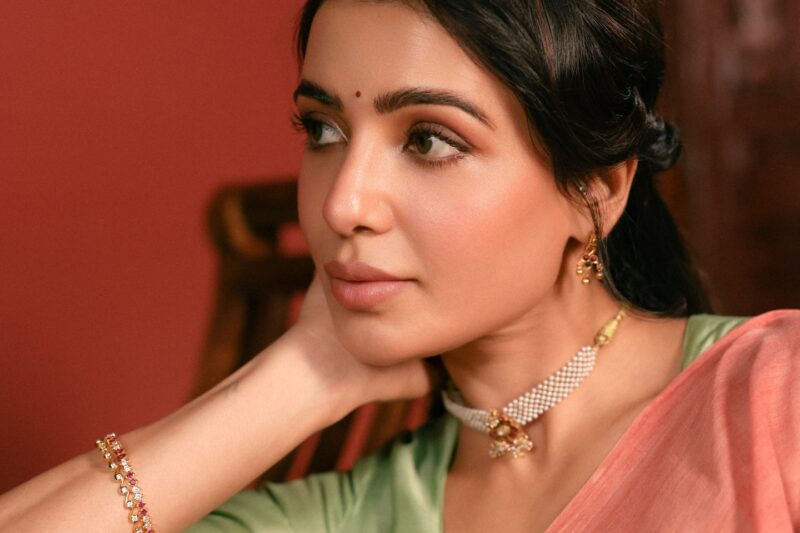 Vintage Grace: Samantha’s Peach & Sage Masterpiece